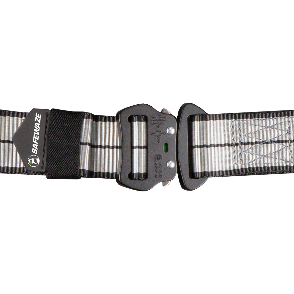 SAFEWAZE PRO+ Slate Construction Harness: Alu 1D, Alu QC Chest, TB Legs (L)