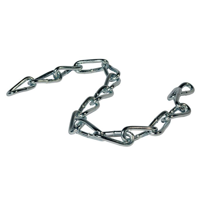 19" Long Chain for Barricade Racks, Single Station, Steel - 35400
