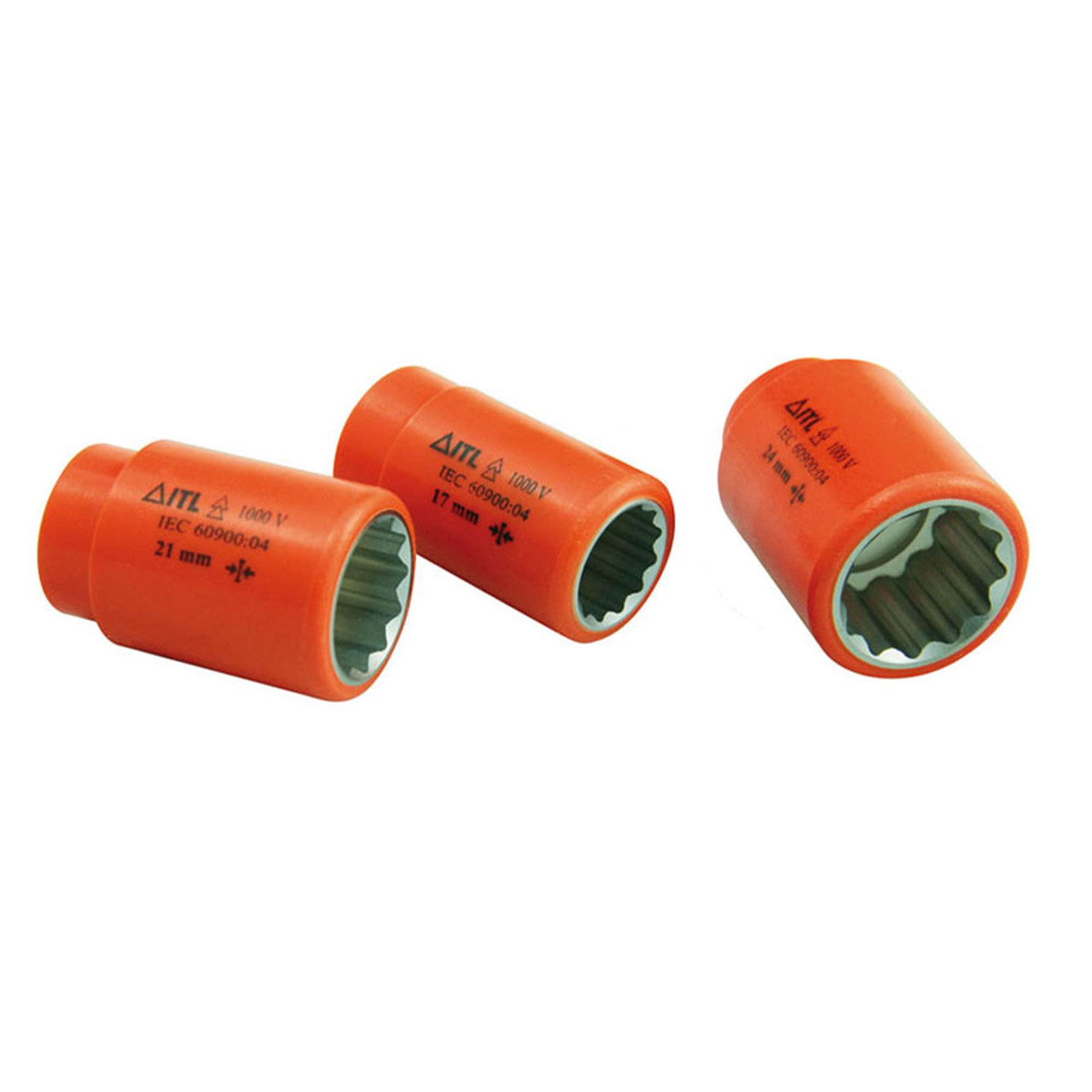 Jameson 1000V Insulated Socket, 3/8" drive x 7/16"