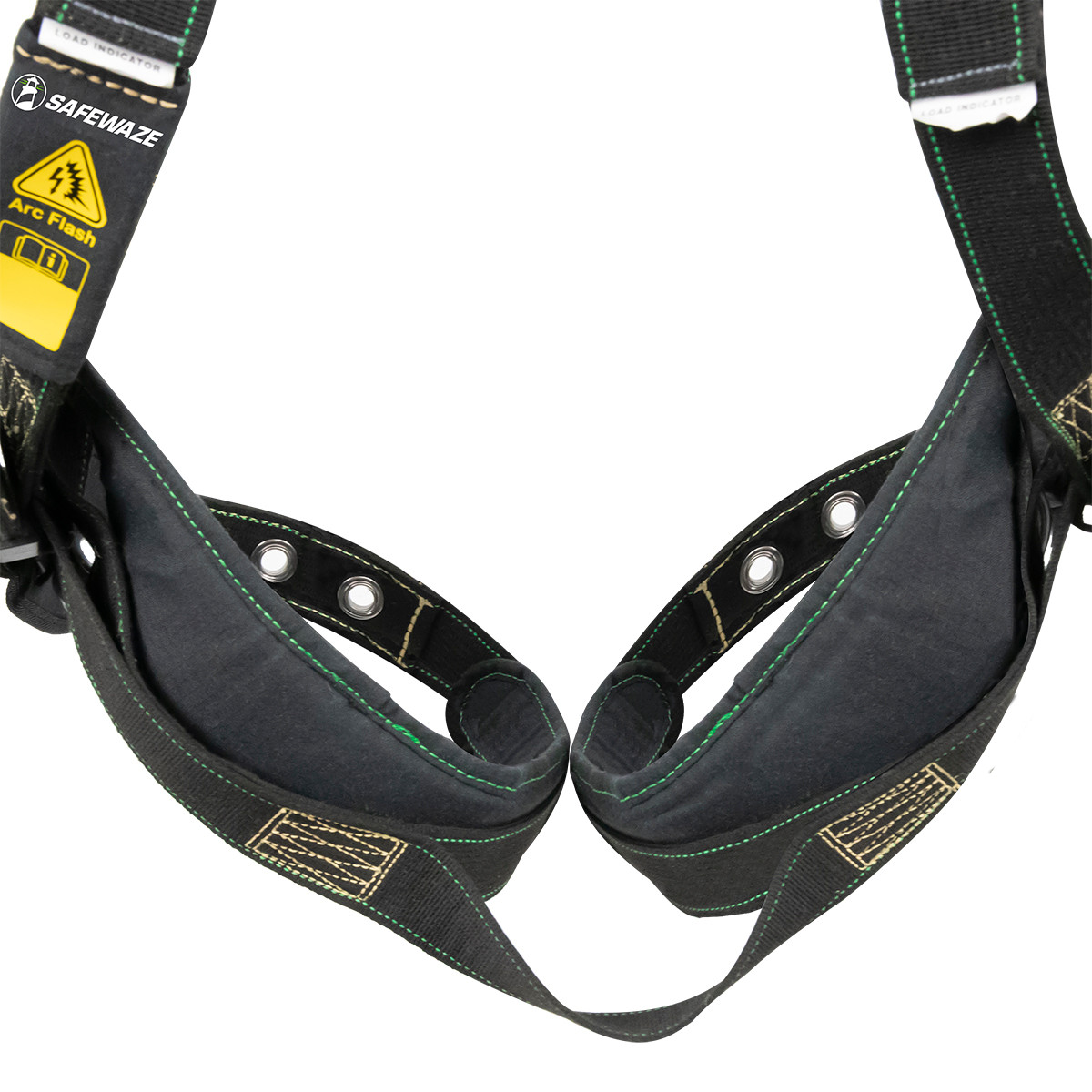 SAFEWAZE Arc Flash Full Body Harness: 1D, MB Chest, TB Legs (XS)