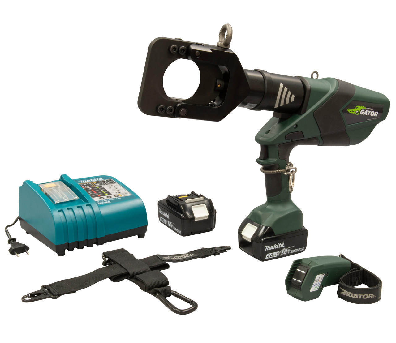 GREENLEE 65 mm Gator Guillotin Remote Cable Cutter, 230V Charger