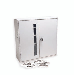 Allegro Generic Two Door Storage Wall Case w/ Label Kit
