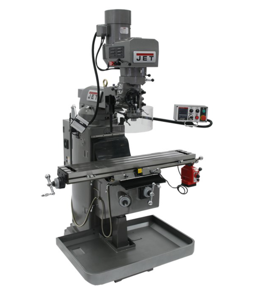 JTM-1050EVS2/230 Mill With Acu-Rite 203 DRO With X-Axis Powerfeed