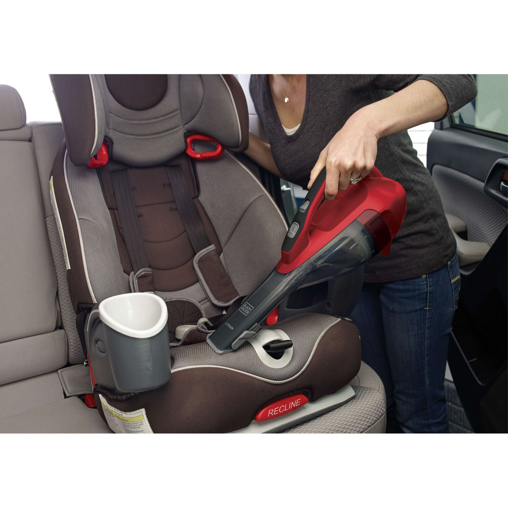 BLACK+DECKER Gen 9.5 Lithium Hand Vac, 2Ah (Chili Red)