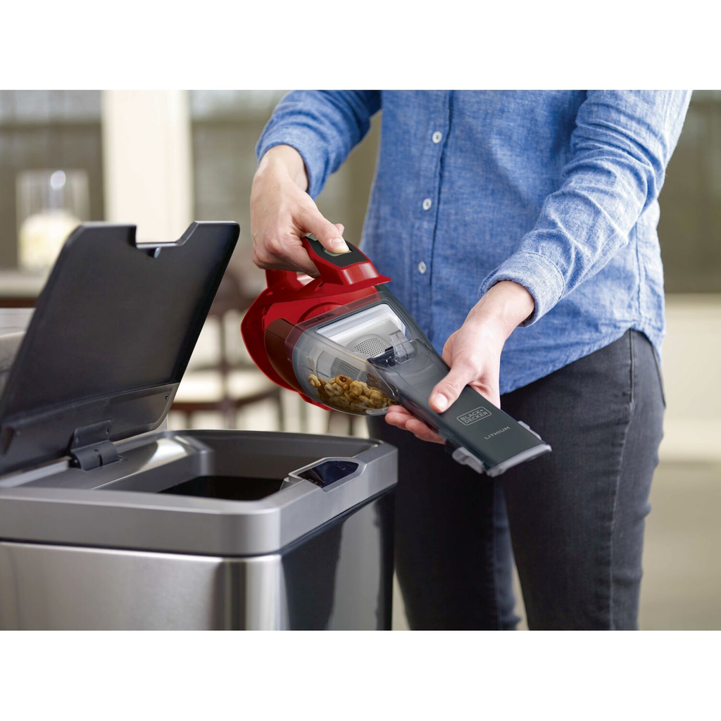 BLACK+DECKER Gen 9.5 Lithium Hand Vac, 2Ah (Chili Red)