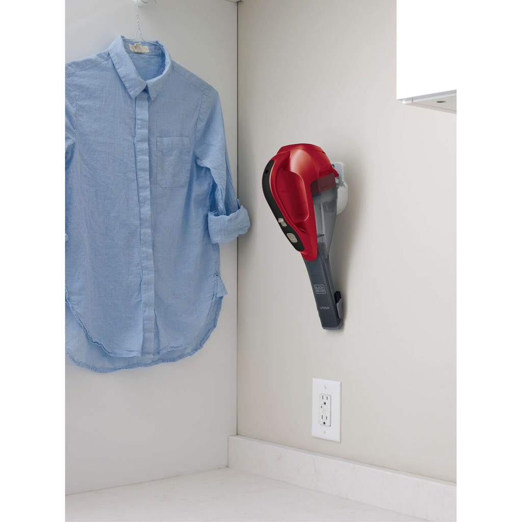 BLACK+DECKER Gen 9.5 Lithium Hand Vac, 2Ah (Chili Red)