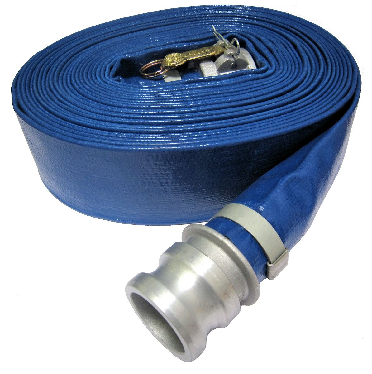 3" x 50FT Standard Discharge Hose Blue C&E Quick Connect 1/EA