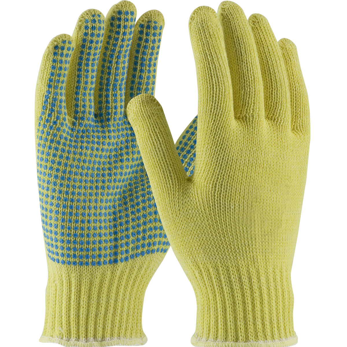 Kut Gard® 08-K300PD Medium Weight Cut Resistant Gloves, Size M, Yellow, ANSI A3