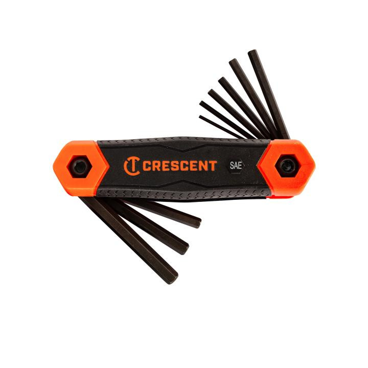 3PK HEX FOLD-UP SET, SAE MM TORX