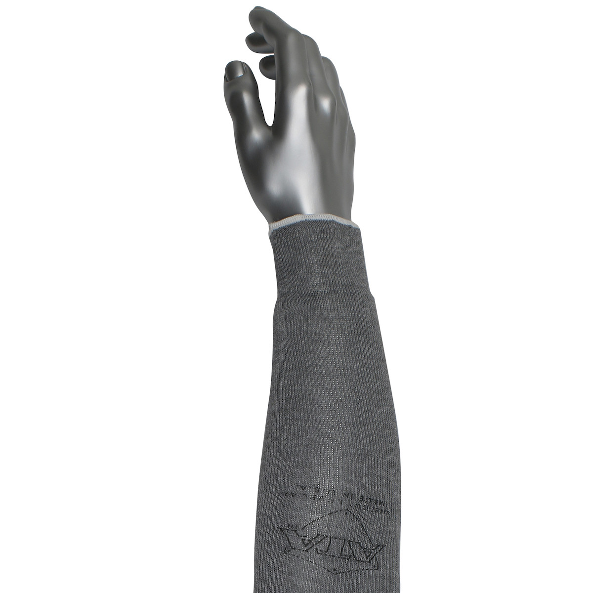 Kut Gard® MS1725  Cut Resistant Sleeve, Size 14", Gray, ANSI A2