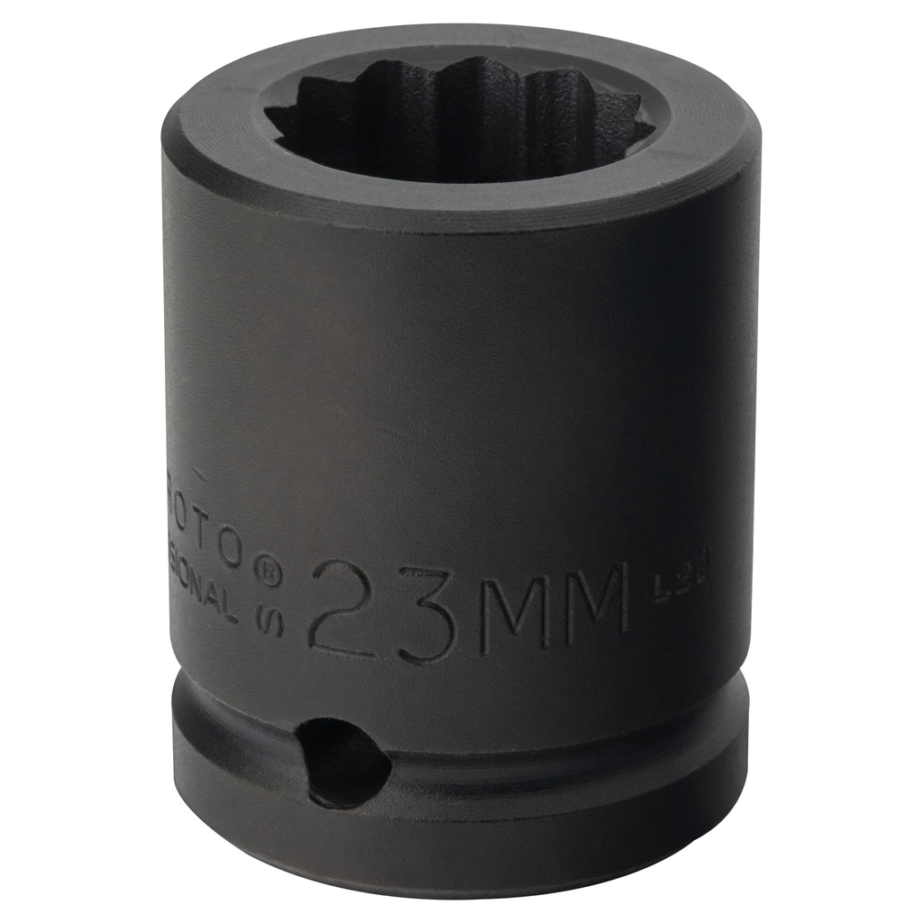 Proto® 3/4" Drive Impact Socket 23 mm - 12 Point 1/ea