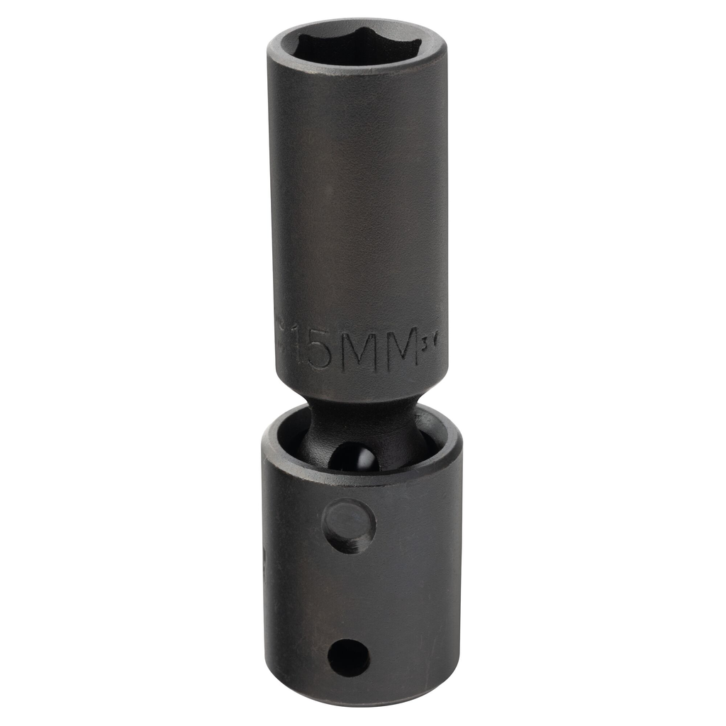 Proto® 1/2" Drive Deep Universal Impact Socket 15 mm - 6 Point 1/ea