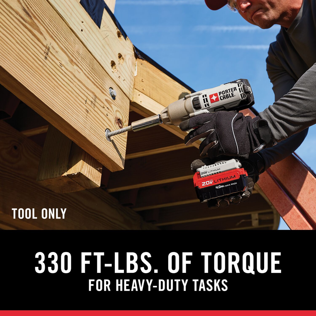 PORTER CABLE BARE 20V IMPACT WRENCH