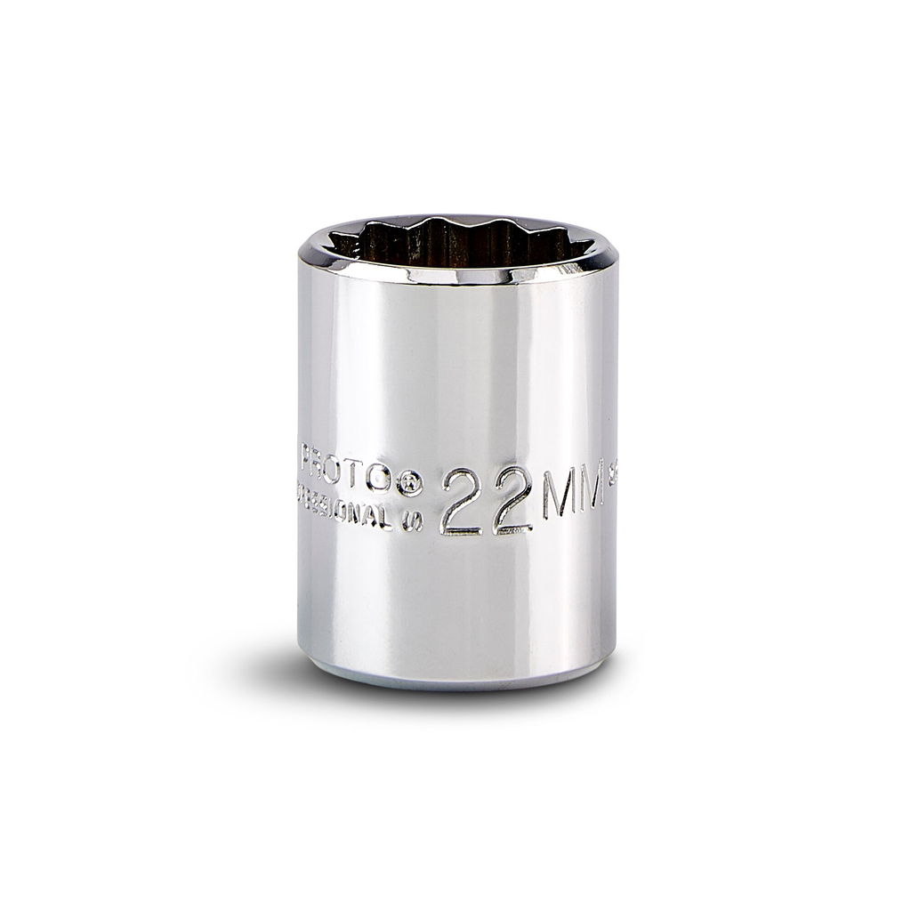 PROTO Socket 1/2" dr 22Mm 12Pt