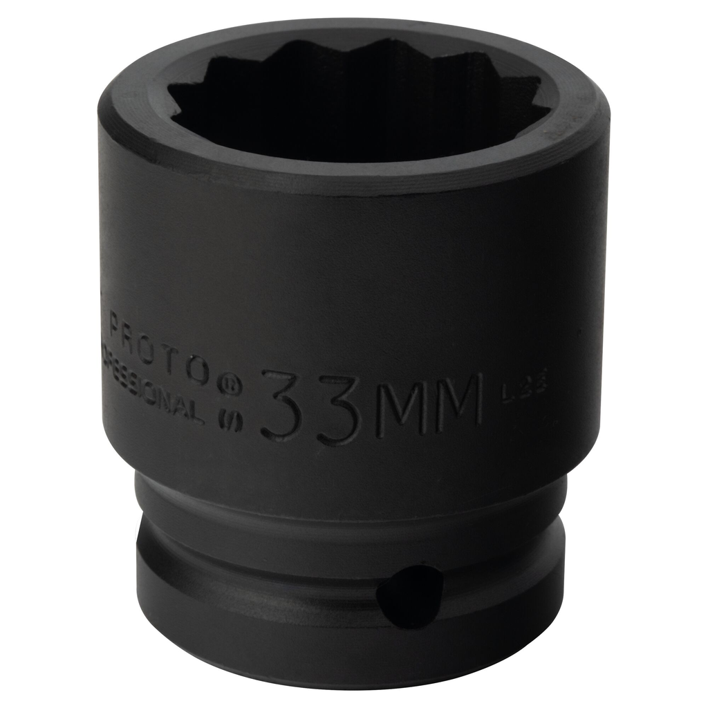 Proto® 3/4" Drive Impact Socket 33 mm - 12 Point 1/ea