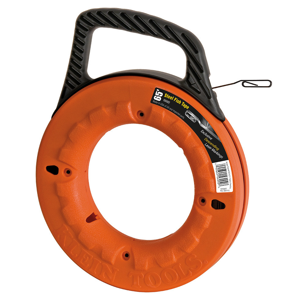 Klein 1/8" Wide Steel Fish Tape 65 ft