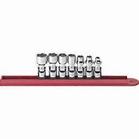 7 Pc. 1/4" Drive 6 Point SAE Flex Socket Set
