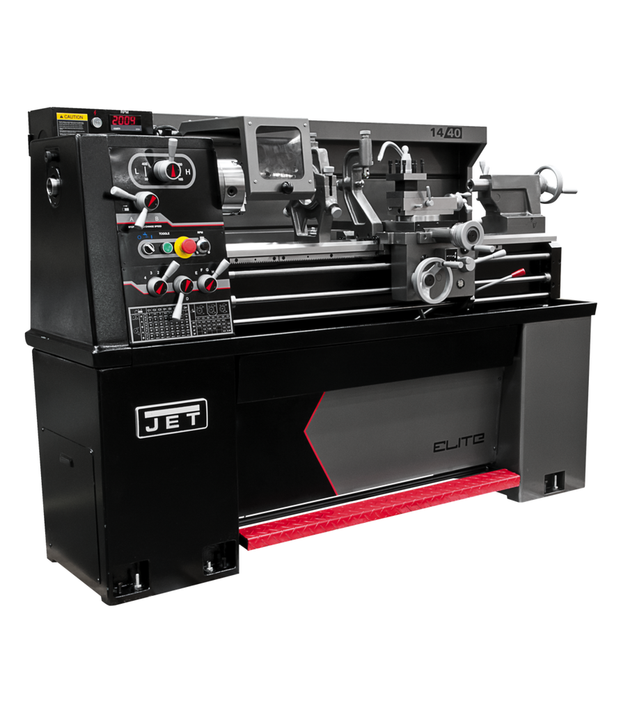 E-1440VS With Newall DP700 DRO With Taper Attachment and Collet Closer