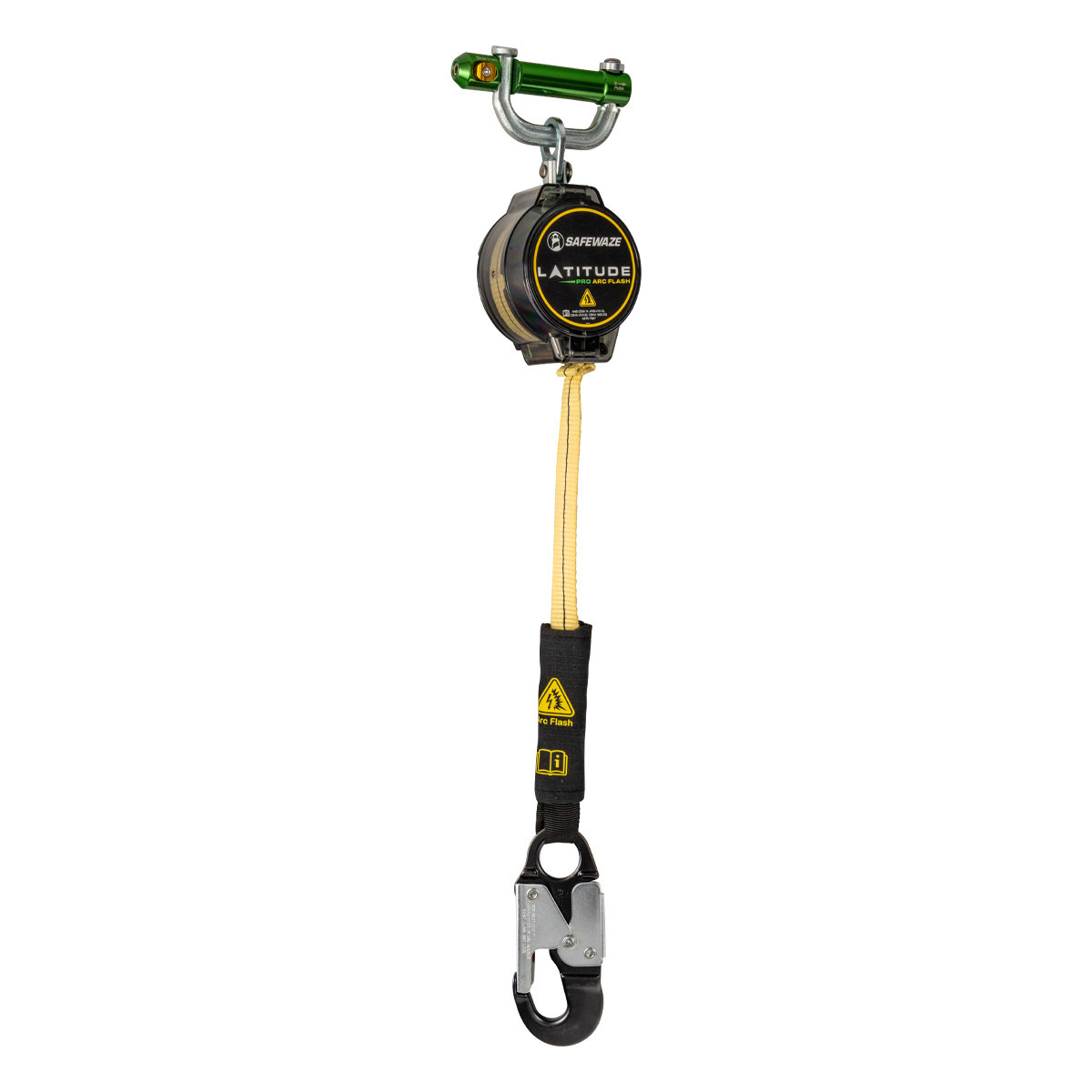 SafeWaze Latitude Pro Arc Flash 7' Single Web SRL: 9013 BWB, Alu Snap
