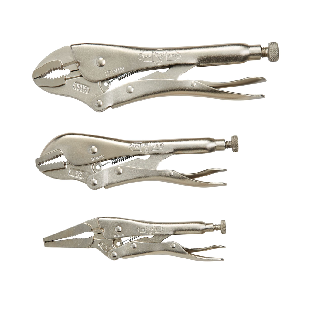 IRWIN LKNG PLIER ORIGINAL 3PC SET 10WR 7R 6LN