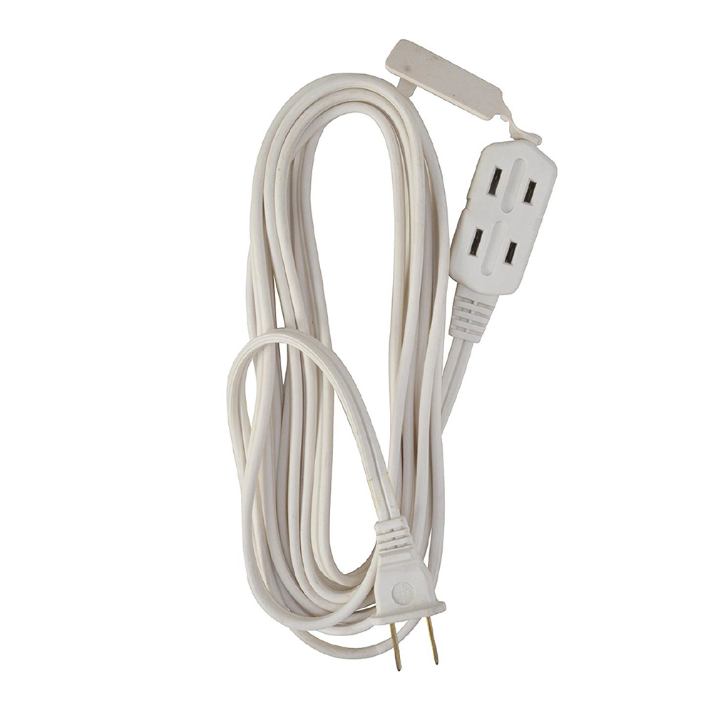 Woods CUBE TAP, 16/2 12' BROWN EXTENSION CORD 25/BX