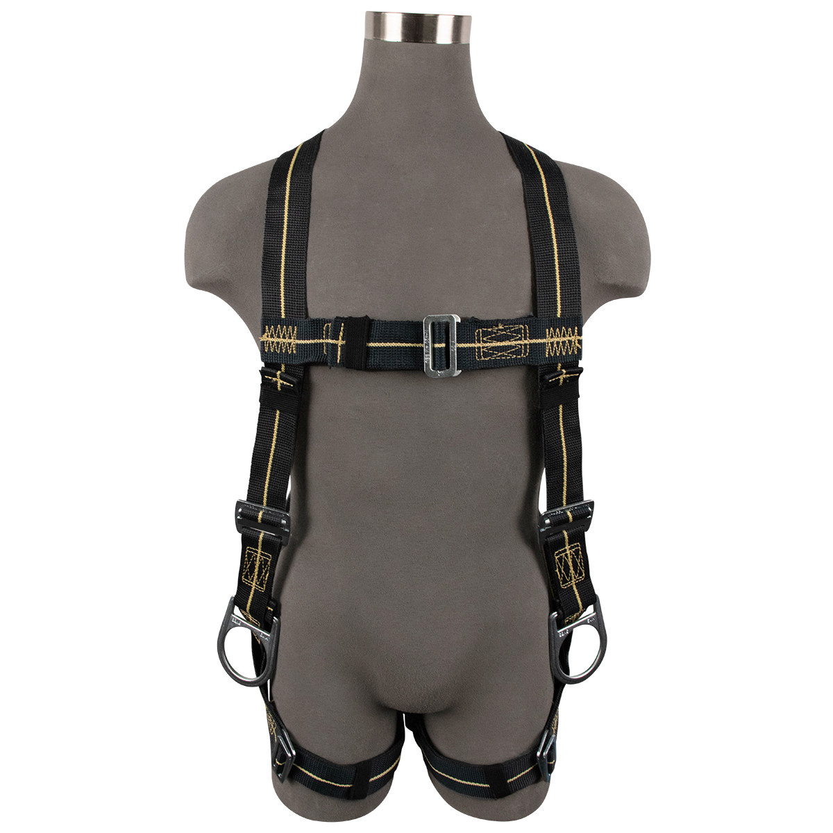SafeWaze Welding Full Body Harness: 3D, Kevlar® Web, MB Chest, MB Legs  (4X)