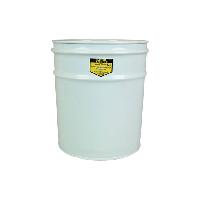 4.5 Gallon, Cease-Fire® Waste Receptacle, Safety Drum Can Only, White - 26040W