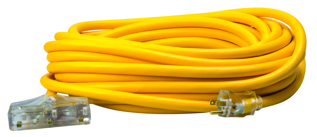 Southwire 50ft 10/3 SJEOOW Polar/Solar®  Three-Way Power Block (Yellow) 4/BX