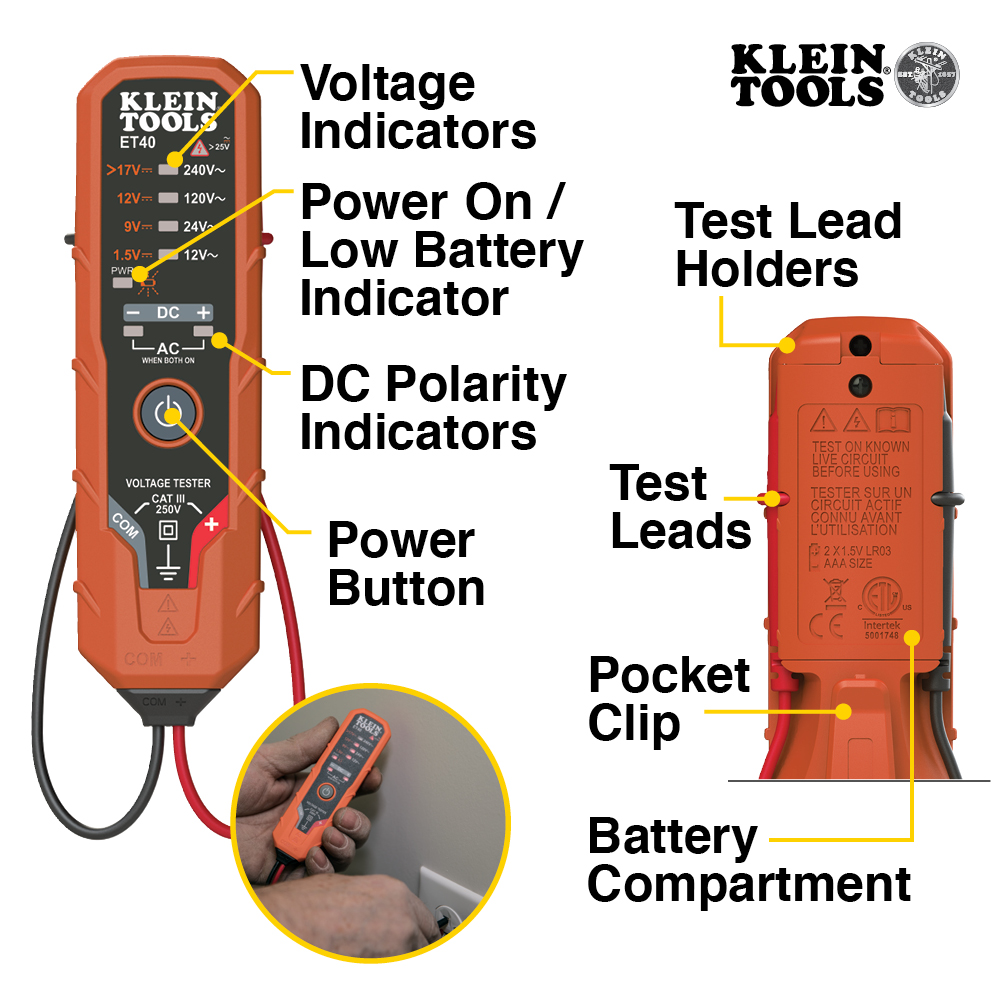 Clamp Meter Electrical Test Kit