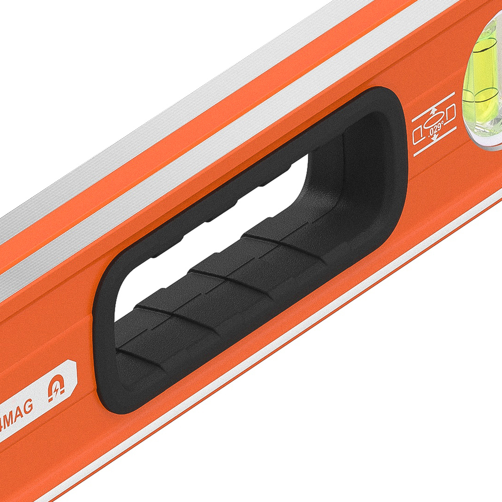 Magnetic Box Beam Level, 3 Vial, 24-Inch