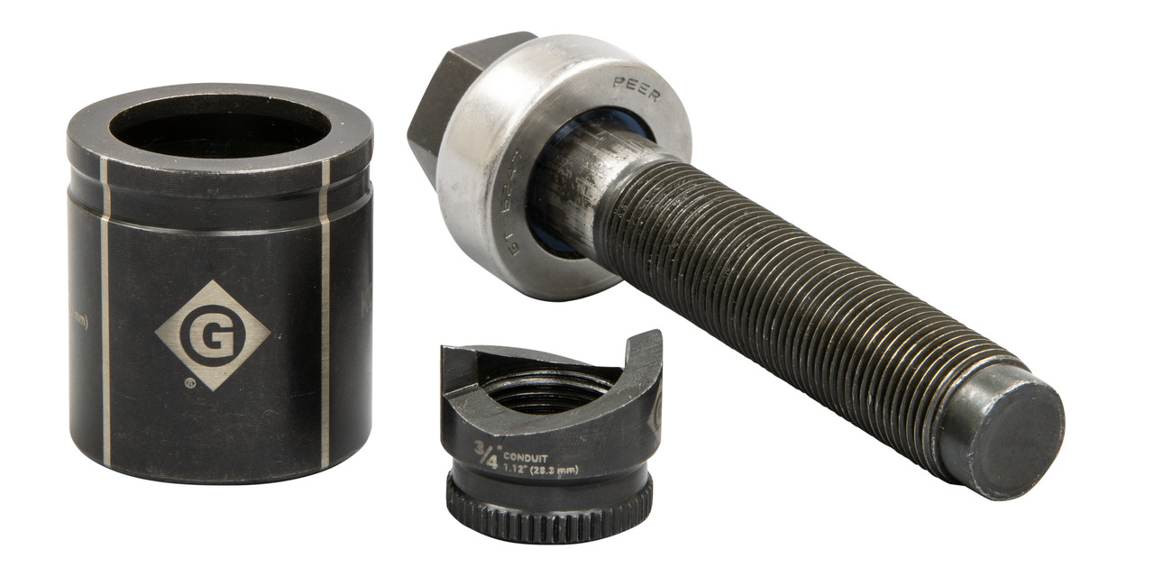 GREENLEE 3/4" Conduit Size Slug-Buster® Manual Knockout Set