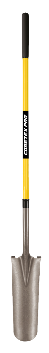 Coretex Drain Spade Fiberglass Handle Shovel Long Handle