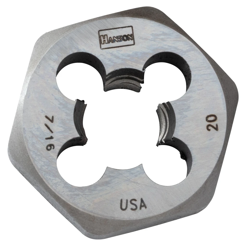 IRWIN DIE 7/16"-20NF 1" HEX  (P/N 9440)