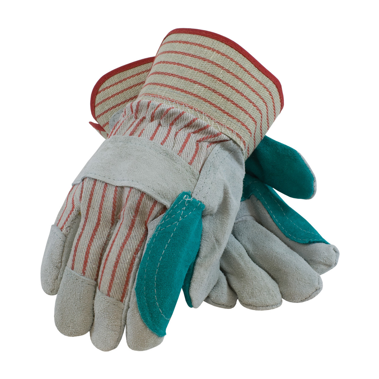 PIP® 85-7512J  Leather Palm Gloves, Size L, Gray