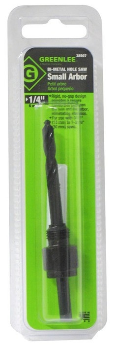 GREENLEE Small Hole Saw Arbor  (P/N 38507)