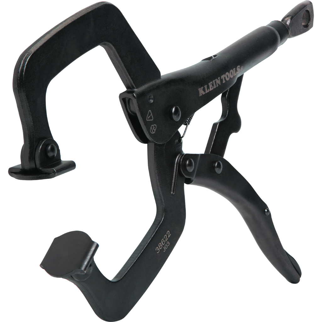 C-Clamp Locking Pliers With Swivel Jaws, 11-Inch
