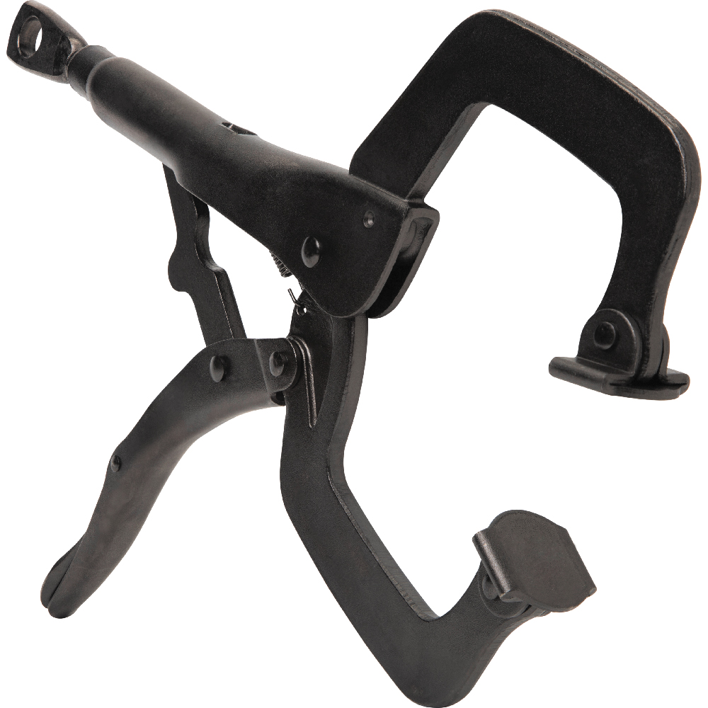 C-Clamp Locking Pliers With Swivel Jaws, 11-Inch
