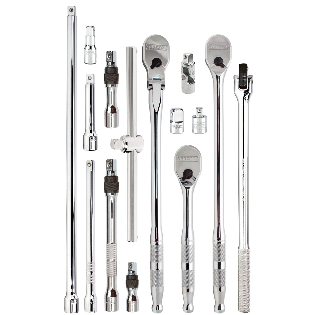 PROTO Set 15Pc 1/2Dr Tools & Accy