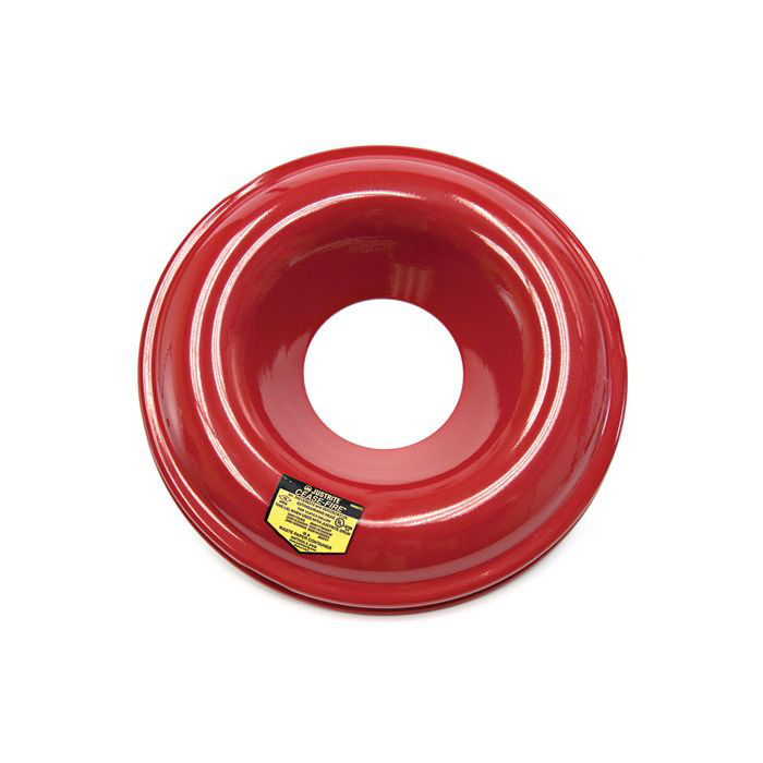 12/15-Gallon Steel Head for Use With Cease-Fire® Waste Receptacle Safety Drum Can, Red - 26312