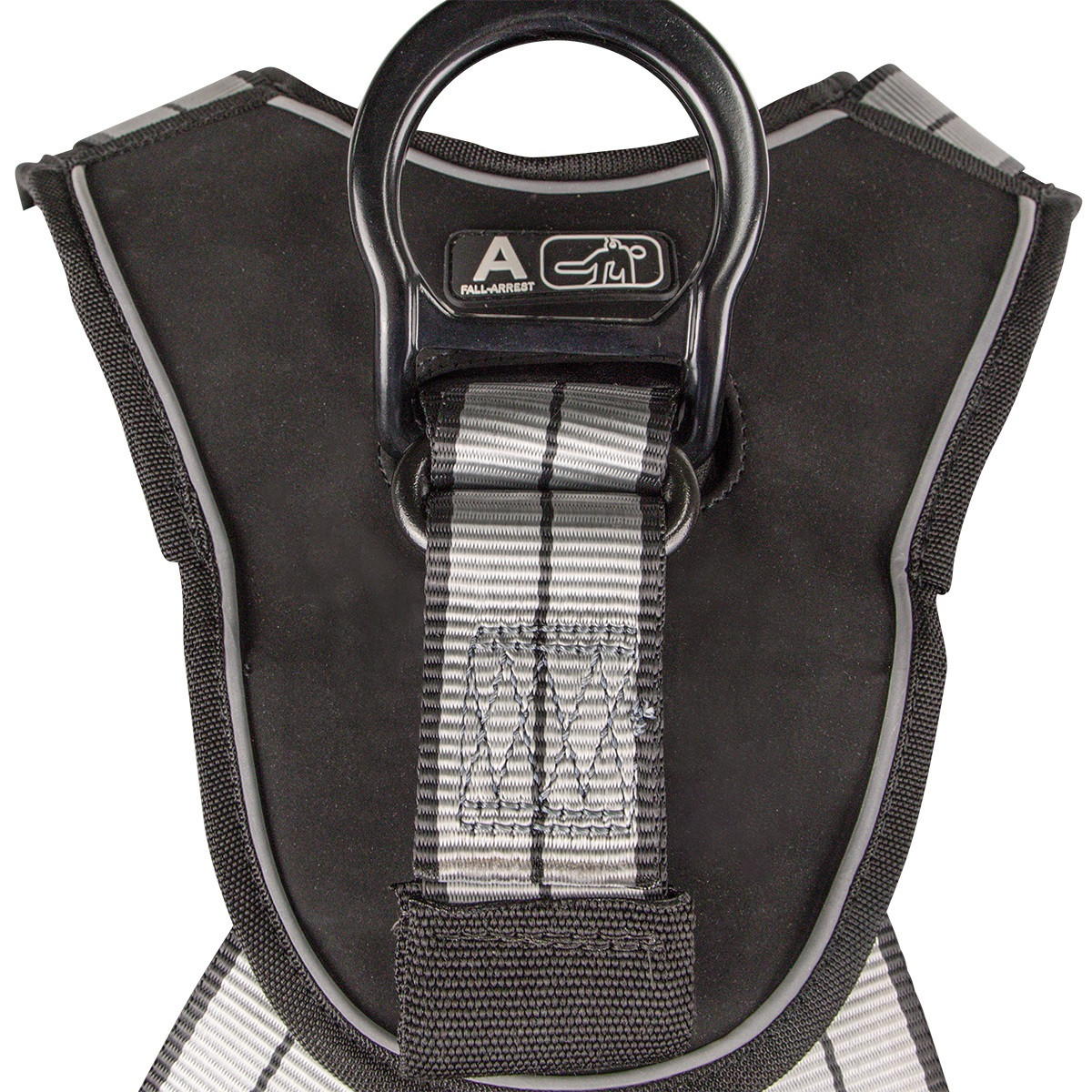 SAFEWAZE PRO+ Slate Construction Harness: Alu 1D, Alu QC Chest, TB Legs (M)