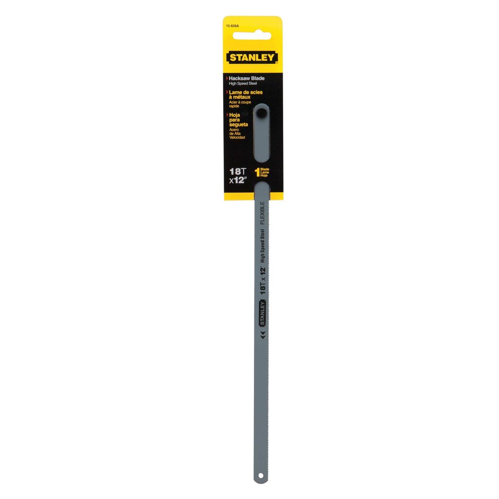 STANLEY CARDED HACKSAW BLADE 12" 18 POINT