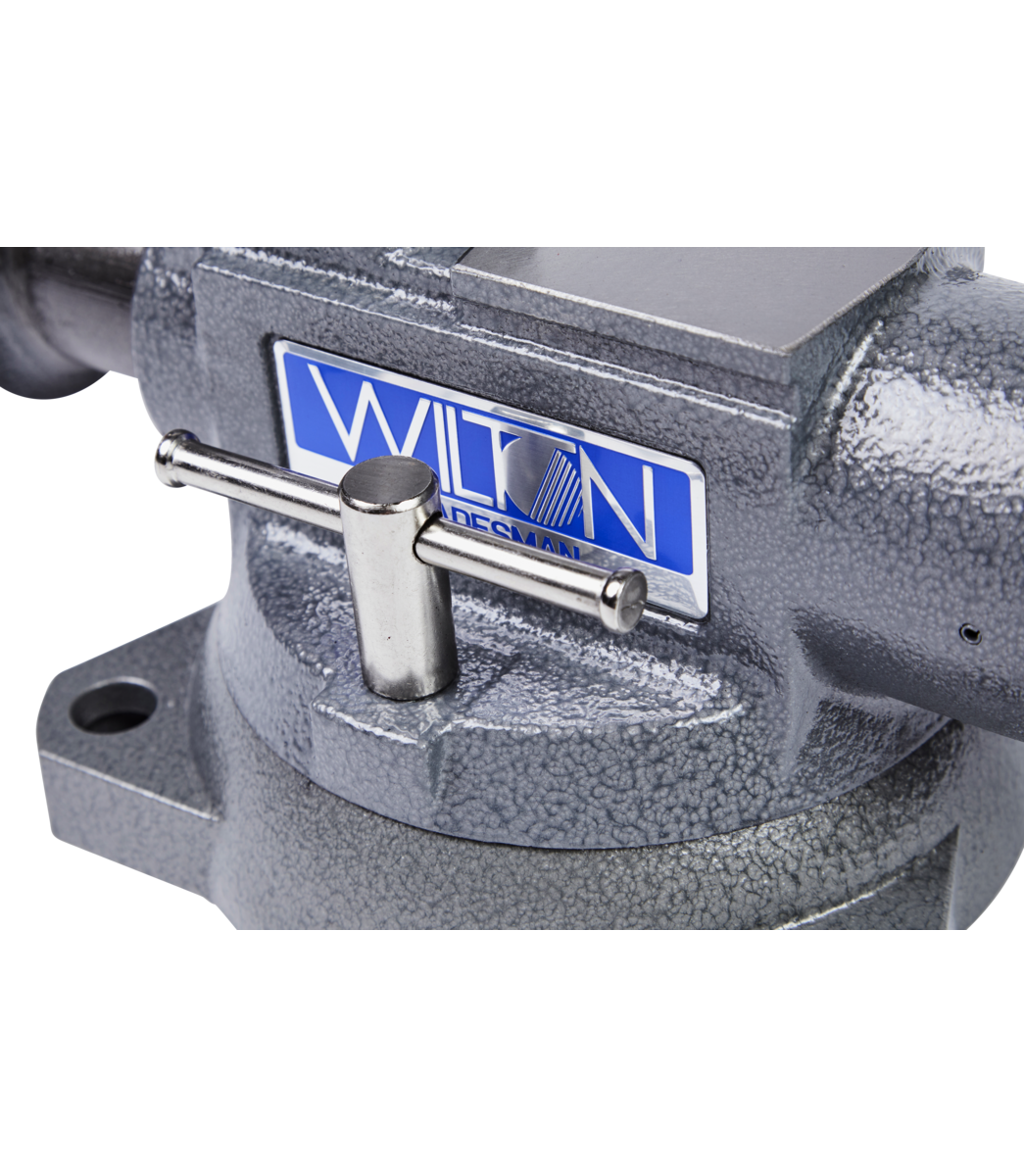 WILTON 1755, Tradesman 5-1/2" Round Channel Vise with Swivel Base