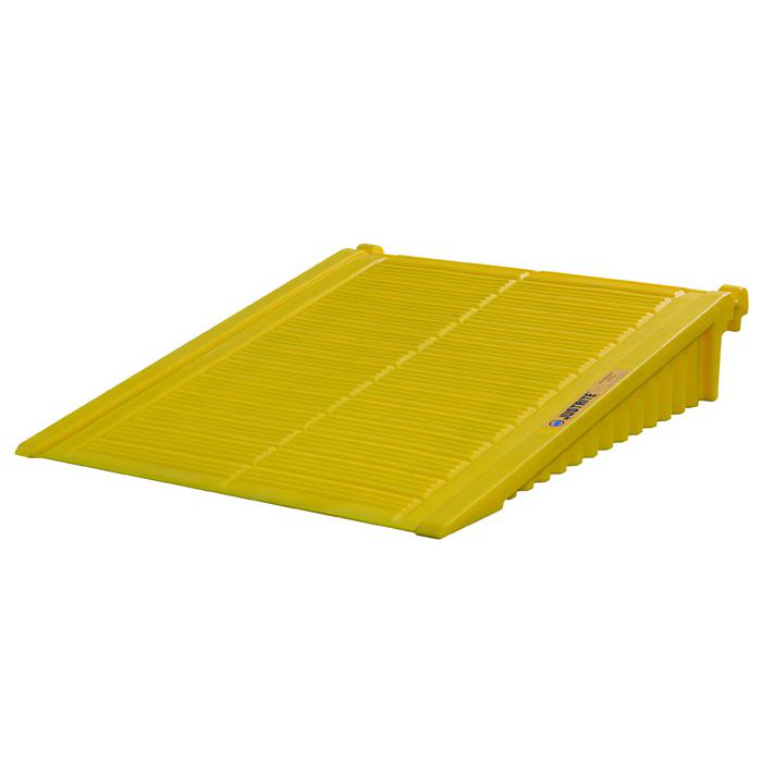Ramp for EcoPolyBlend™ DrumShed™, Polyethylene, Yellow - 28678