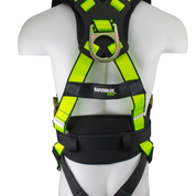 SafeWaze PRO Construction Harness: 3D, MB Chest, TB Legs, Fixed Waist Pad  (2X)