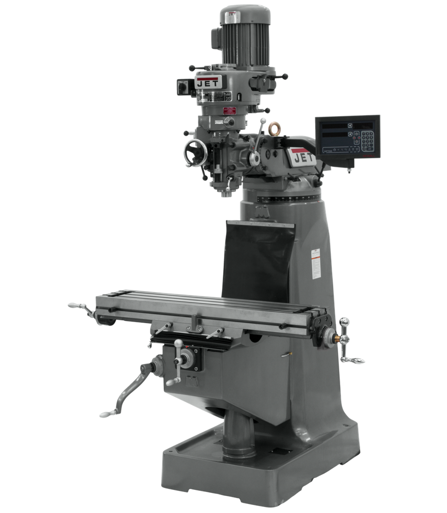 JTM-1 Mill With 3-Axis Newall DP700 DRO (Quill)