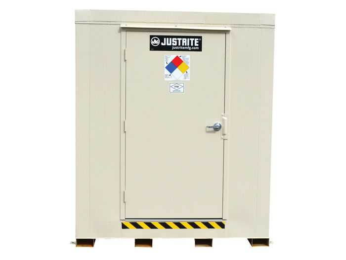 16-Drum, Explosion Relief Panels, 2-Hour Fire-Rated Outdoor Safety Locker - 912161