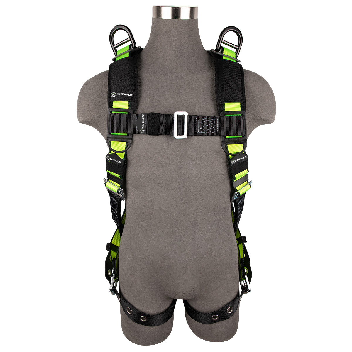 SafeWaze PRO Full Body Retrieval Harness: 1D, Shoulder D, MB Chest, TB Legs  (XS)