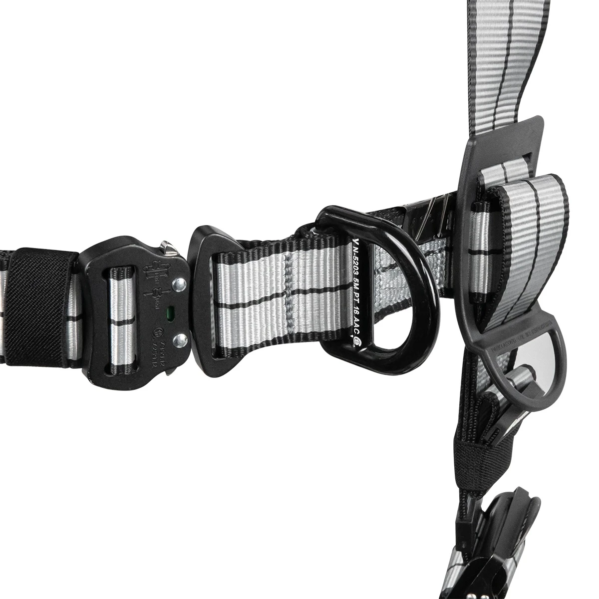 SAFEWAZE PRO+ Slate Construction Harness: Alu 3D, Alu QC Chest, Alu FD, Alu QC Legs (2X)