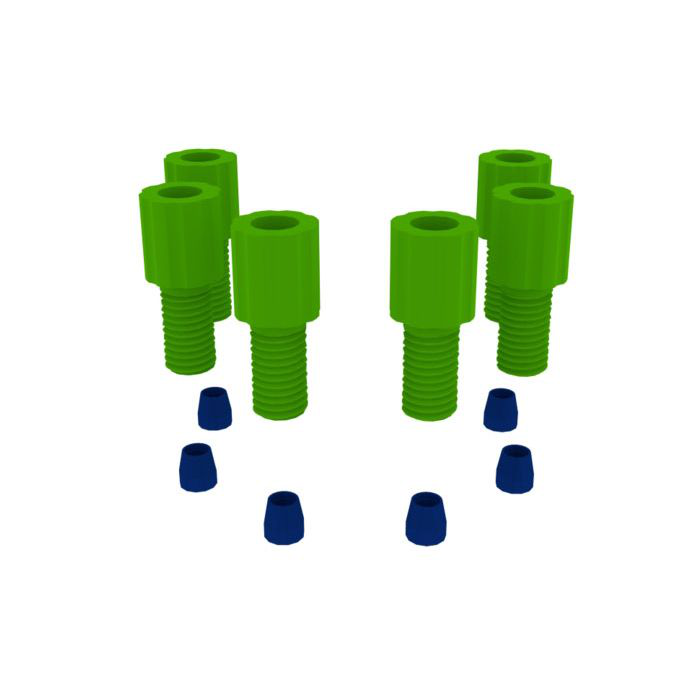 1/16" OD Fittings for Carboy Adapters, 6-Pack - 12958