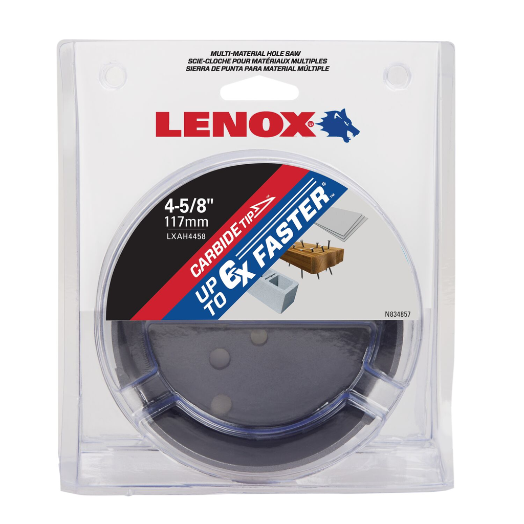 LX 4-5/8 (117MM) MM CARBIDE HOLE SAW